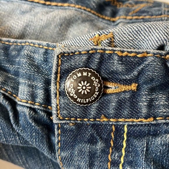 Tommy Hilfiger Capri Cuffed Jeans Blue Size 2 - Picture 4 of 9